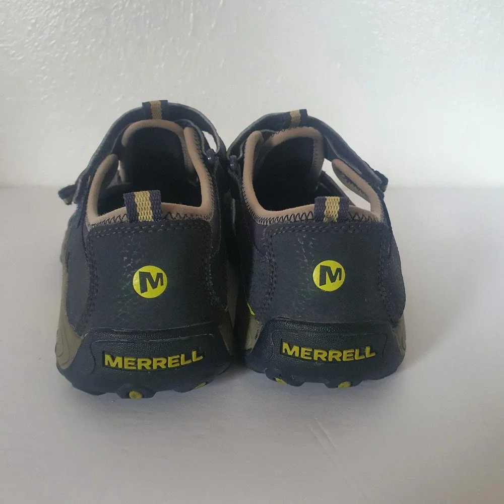 Merrell Youth Hydro H2O Hiker Sandals Sz 7M Navy Green Outdoors Boy Girl MY54859